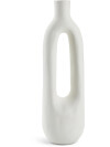 Jarrón INGEMAR A10xL8xA34cm blanco Jarrón INGEMAR A10xL8xA34cm blanco