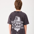 T-SHIRT M/C PALITO TEEN DIXIE Negro