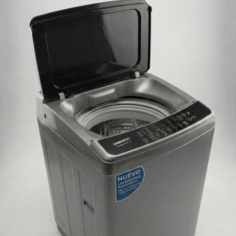 Lavarropas Daewoo Carga Superior | Display Digital | Capacidad 7kg | Color gris Lavarropas Daewoo Carga Superior | Display Digital | Capacidad 7kg | Color gris