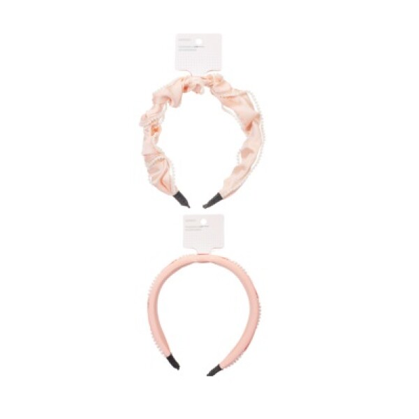 Vincha lolita 2pcs salmón