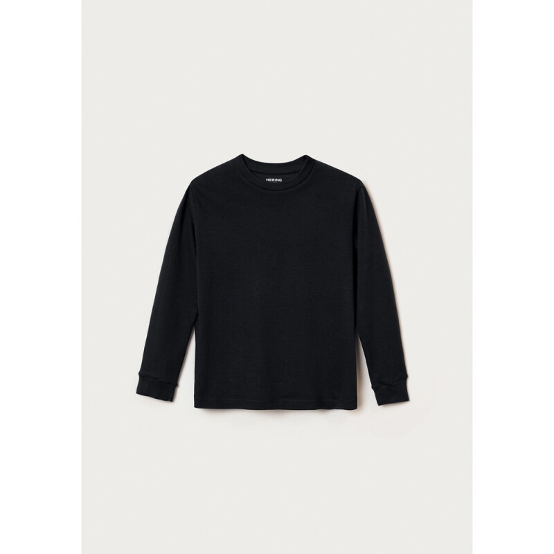 CAMISETA ML MASC PRETO