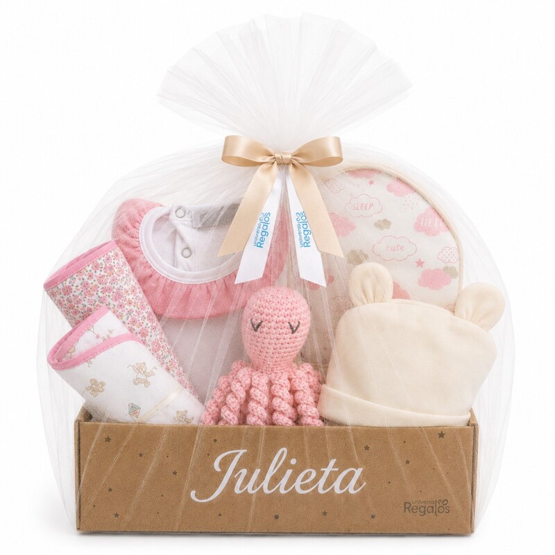 Ajuar Pulpito rosa personalizado Ajuar Pulpito rosa personalizado