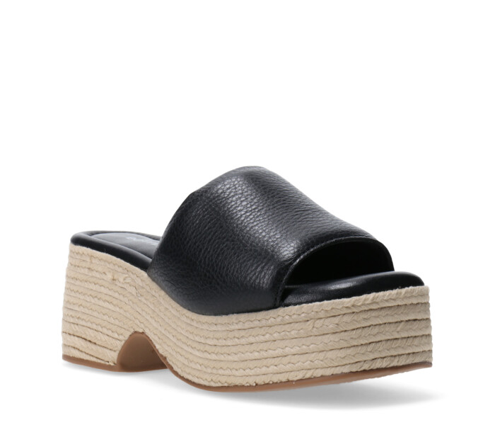 Zueco de Mujer Bottero liso Negro