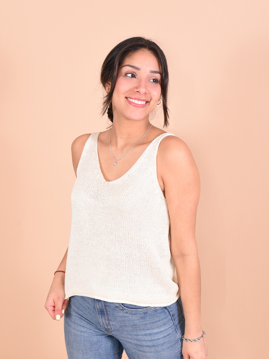 MUSCULOSA LUCY - BLANCO 