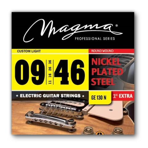 Encordado Guitarra Electrica Magma Nickel .010 GE130N Unica