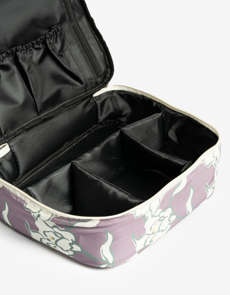 Porta Cosméticos Organizador de ropa interior Portacosméticos De Material Reciclado - Estampado Flores