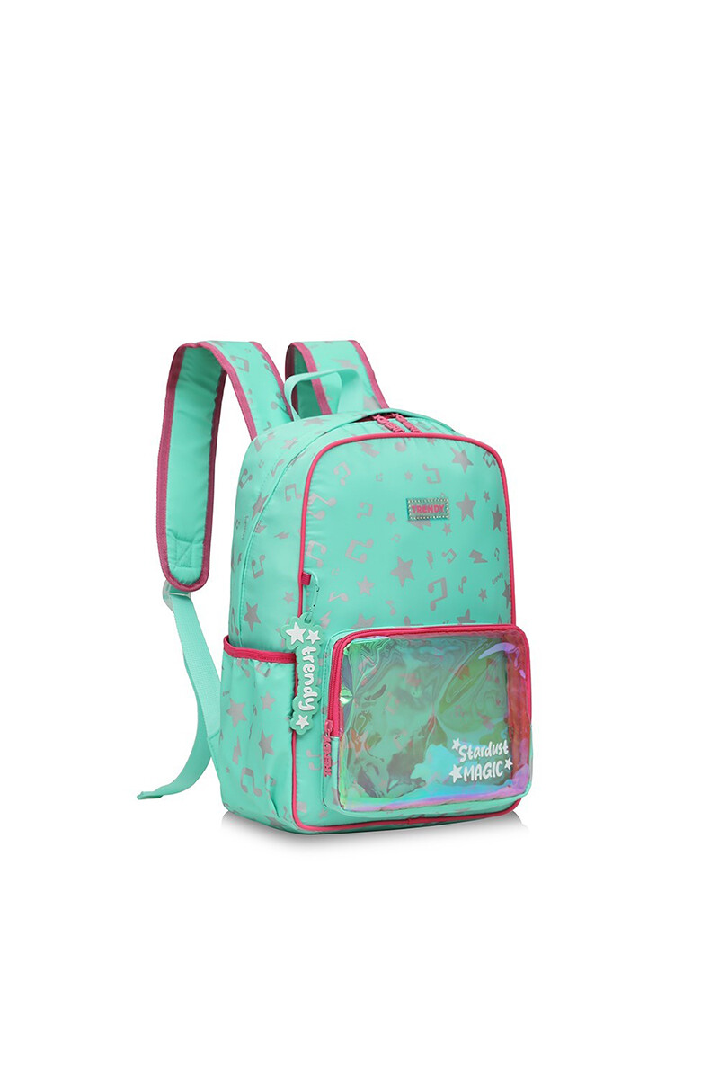 Mochila con diseño musical Celeste