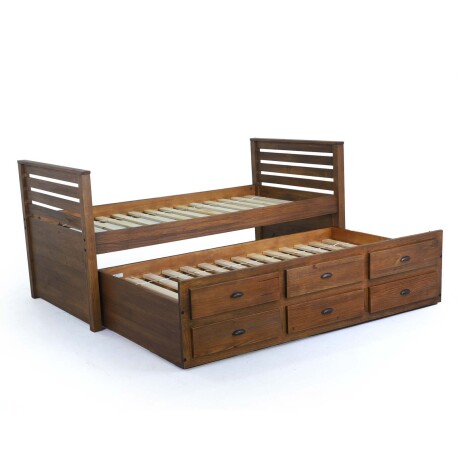 CAMA MARINERA MADERA MARRON MONTAUK