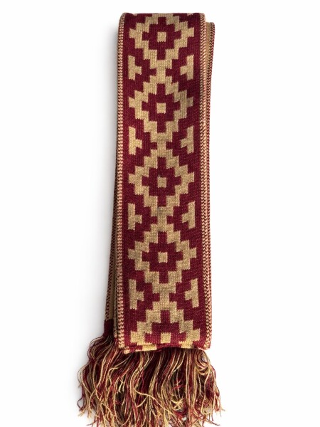 Faja Guarda Pampa Reversibles Bordo con beige