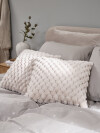 Almohadón HVIDBLOMME 45x45 pelo beige Almohadón HVIDBLOMME 45x45 pelo beige