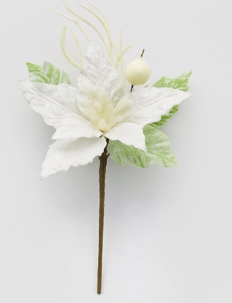 ESTRELLA FEDERAL C/RAMITAS  BLANCO 12 CM. ESTRELLA FEDERAL C/RAMITAS  BLANCO 12 CM.