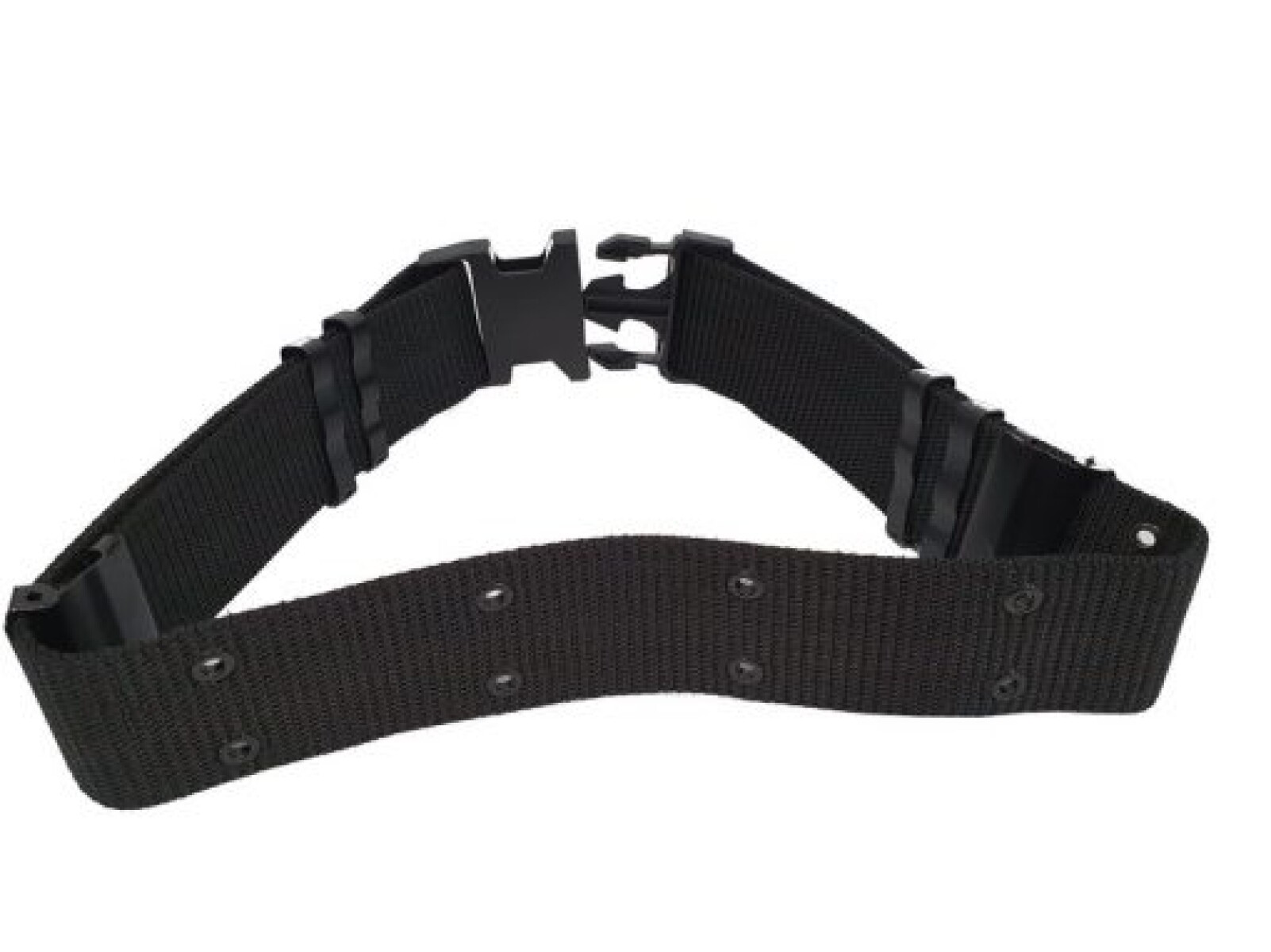 CINTURÓN ARYE MILITAR NEGRO.- 