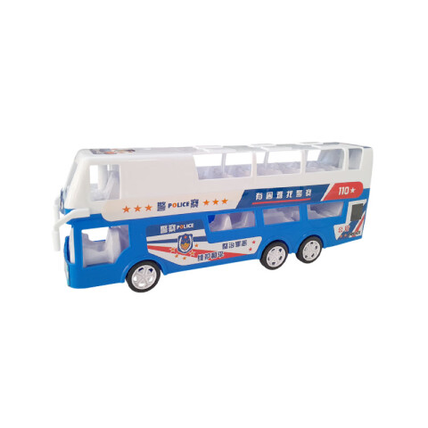 Outlet Bus doble piso a tracción 28x10.5x6cm Outlet Bus Doble Piso A Tracción 28x10.5x6cm