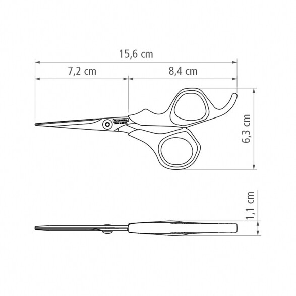 Tijera de peluquero 5" SUPERCORT -TRAMONTINA TN8816
