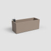 JARDINERA CON SISTEMA AUTO RIEGO RIMINI TAUPE