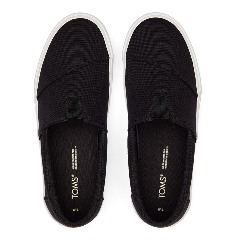 Alpargatas Canvas Alpfnx Mujer Black