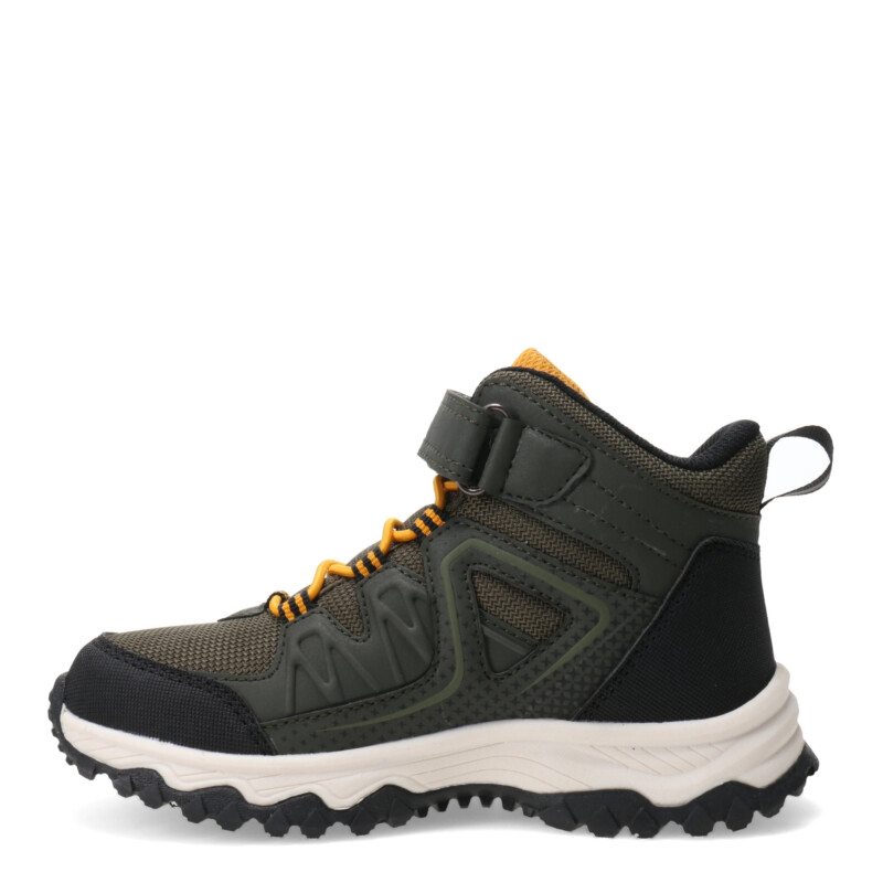 Botas de Niños Croco Kids MONTPELIER acordonada y con velcro Verde Oliva