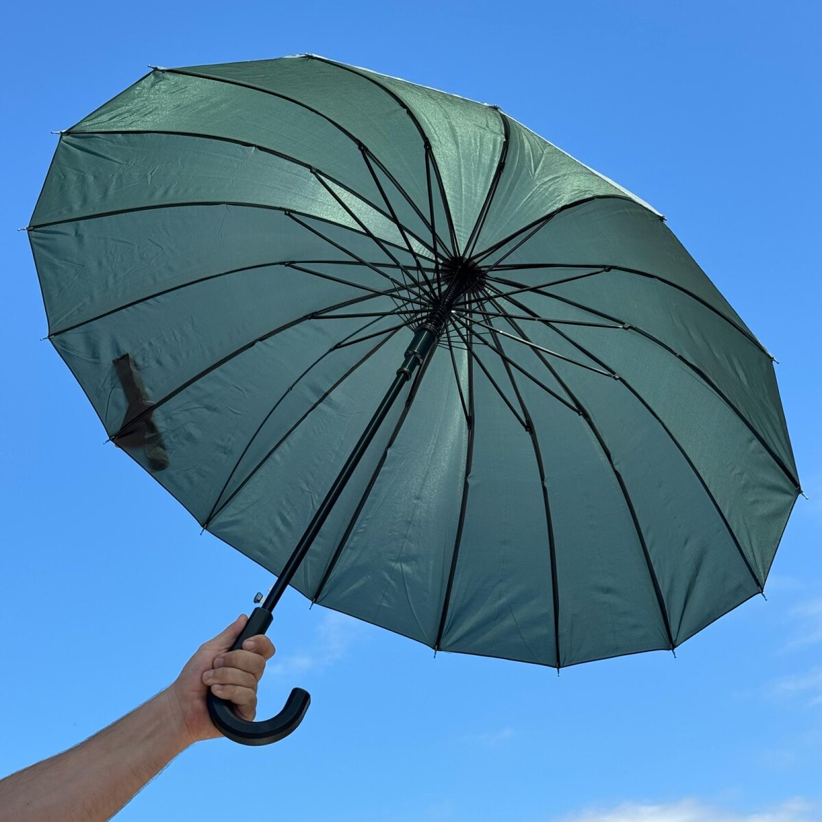 Paraguas Manual Para Lluvia Resistente Al Viento 