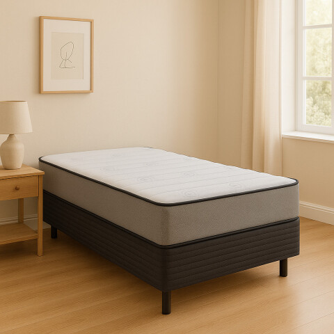 Sommier MEGA DENSIDAD Oggo® - Espuma - GARANTIA 1 AÑO 1y1/2 Plaza - 110 cm