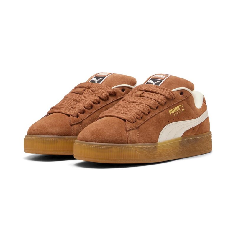 Zapatillas Puma Suede XL Unisex Brandy-warm White
