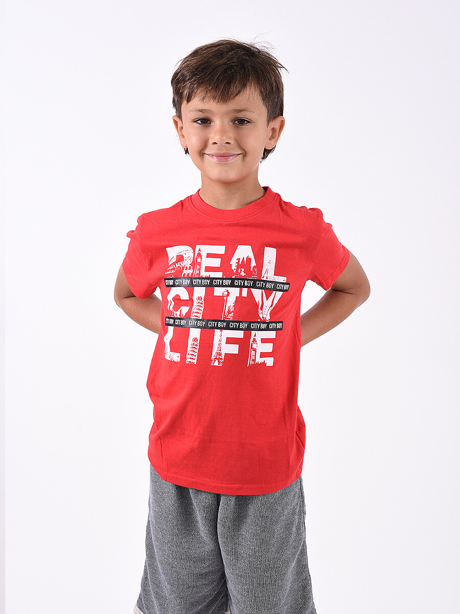 REMERA JÚPITER - ROJO 