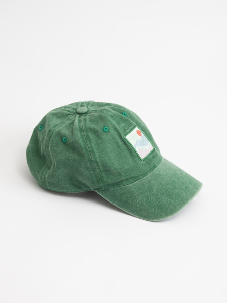 Gorra Visera Parche Verde