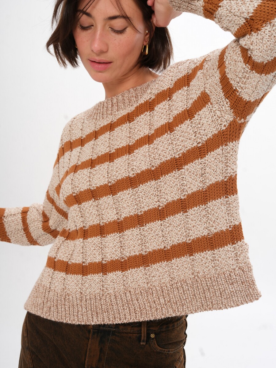 Sweater Serena - Crudo/Camel 