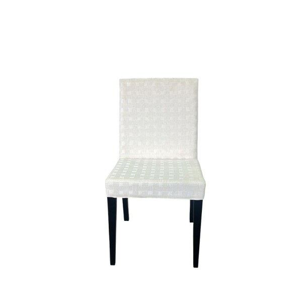 Silla en madera tapizada en tela - Unidades con detalles Silla en madera tapizada en tela - Unidades con detalles