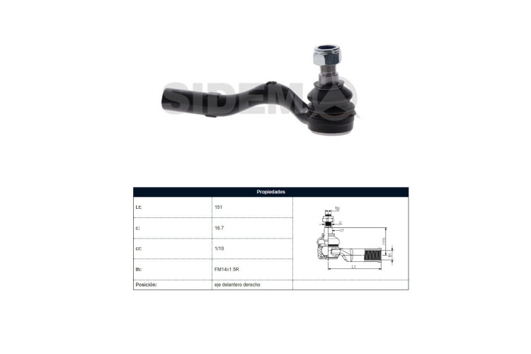 Puntero Mercedes Benz E 300 D (W210)/E 250 D (W210)/E 290 Td (W210)/E 200 Cdi (W210)/E 270 Cdi (W210) 94-01 Der Puntero Mercedes Benz E 300 D (W210)/E 250 D (W210)/E 290 Td (W210)/E 200 Cdi (W210)/E 270 Cdi (W210) 94-01 Der