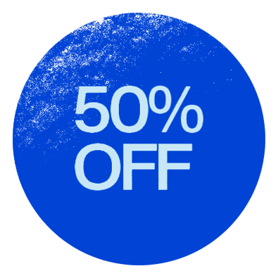 50% off
