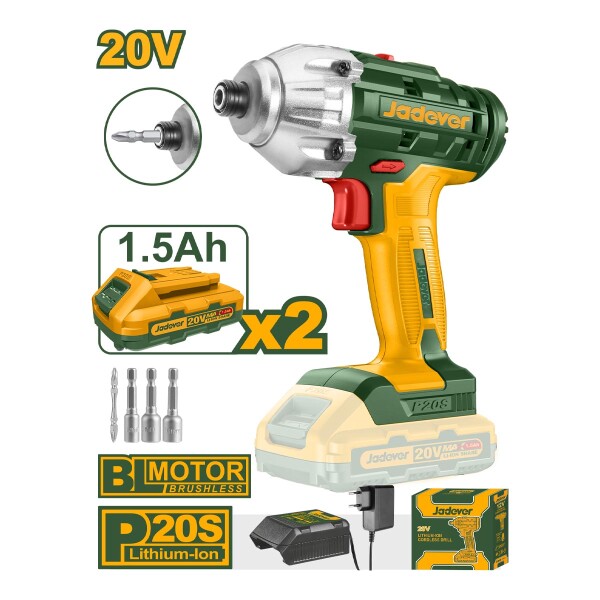Taladro de Impacto a Batería 20V Jadever Taladro de Impacto a Batería 20V Jadever