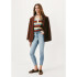 CALCA SKINNY FEM AZUL MEDIO