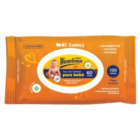 WetClean Toallitas Húmedas 100 Unidades – Limpieza Práctica y Versátil para Todo Uso WetClean Toallitas Húmedas 100 Unidades – Limpieza Práctica y Versátil para Todo Uso