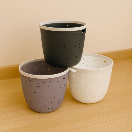 CESTO CANASTO ORGANIZADOR REDONDO 30X30X27CM CESTO CANASTO ORGANIZADOR REDONDO 30X30X27CM