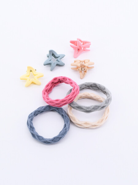 COLERO + BROCHE MULTICOLOR