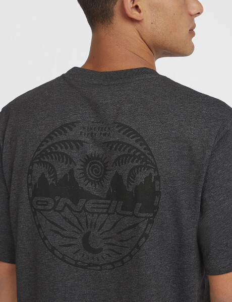 Remera O'Neill Circle Back Print Black Out Remera O'Neill Circle Back Print Black Out