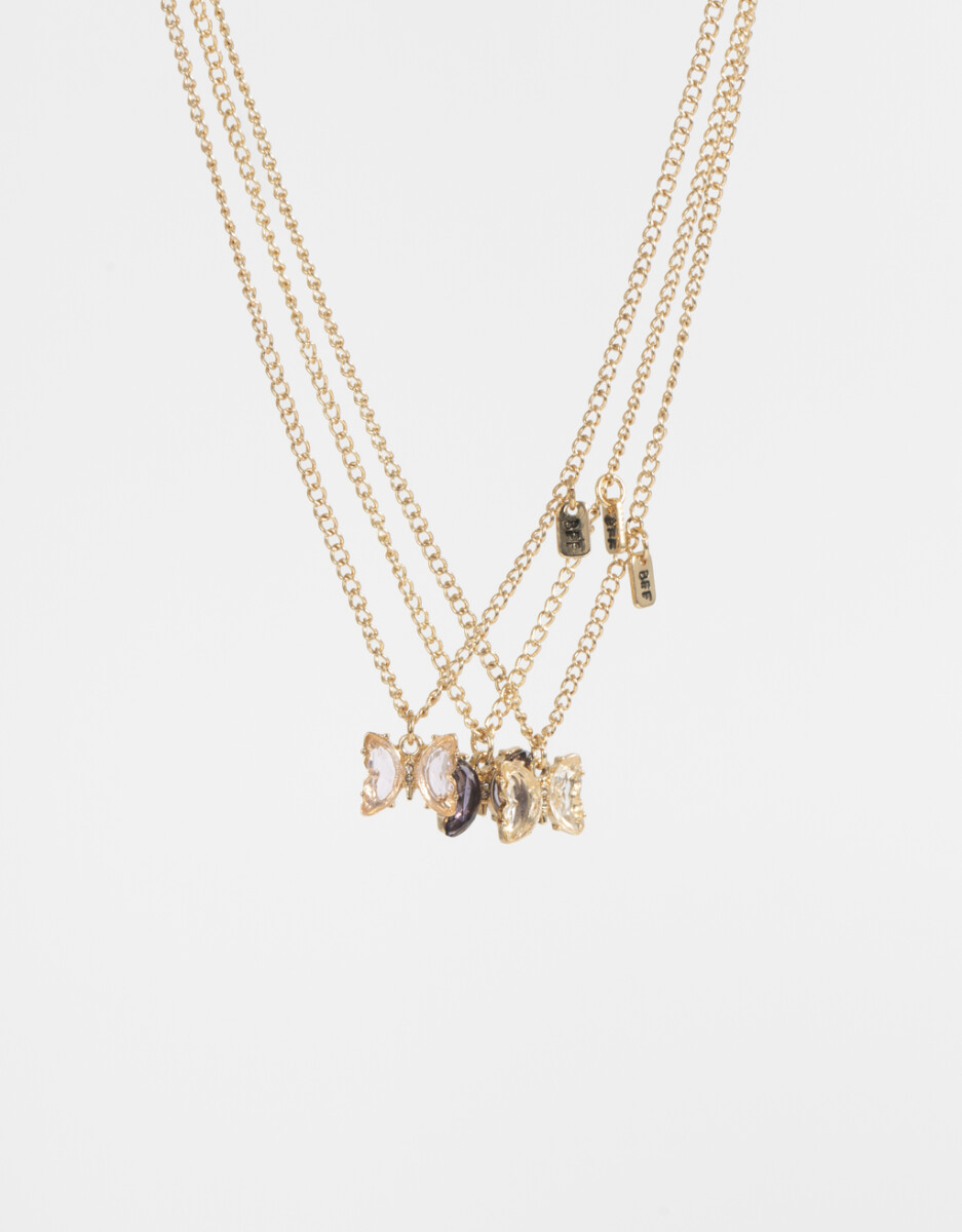 Set De Collares Para Compartir Bff 
