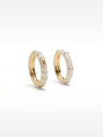 Set De Anillos Con Esmalte blanco