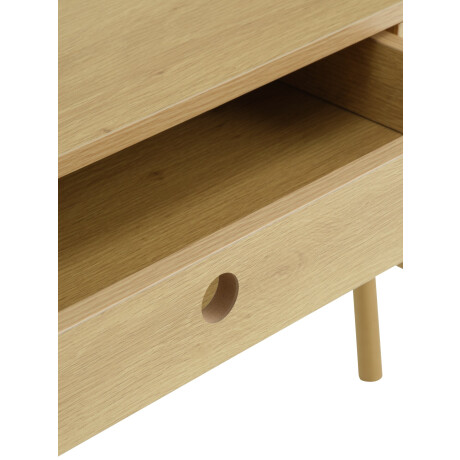 Escritorio Lindved 48X120 2 Cajones Color Roble