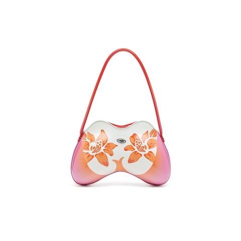 Bolso Para Mujer K.G. Double-D Shoulder Blanco/Rosa