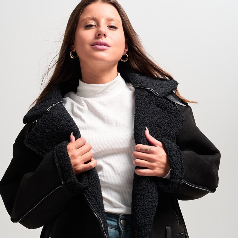 Chaqueta Gamulán Slowly Black