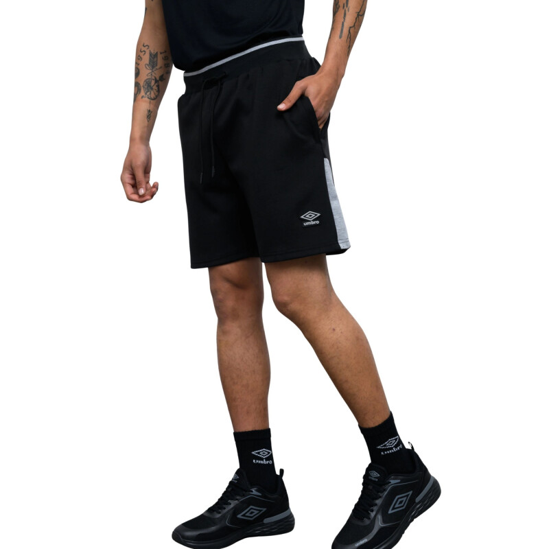 UMBRO BERMUDA CUTS Negro-gris Melange