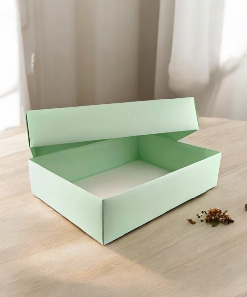 Caja eco 08 - 20x30x9 cm. VERDE AGUA
