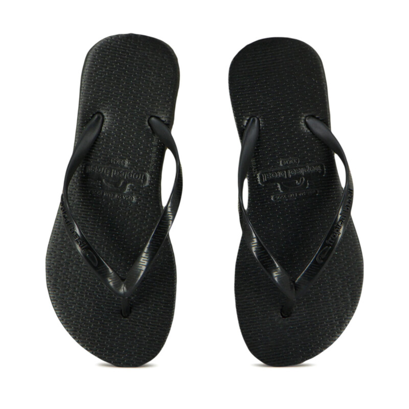 Tropical Brasil Ojota Slim Basic De Mujer - Negro Negro