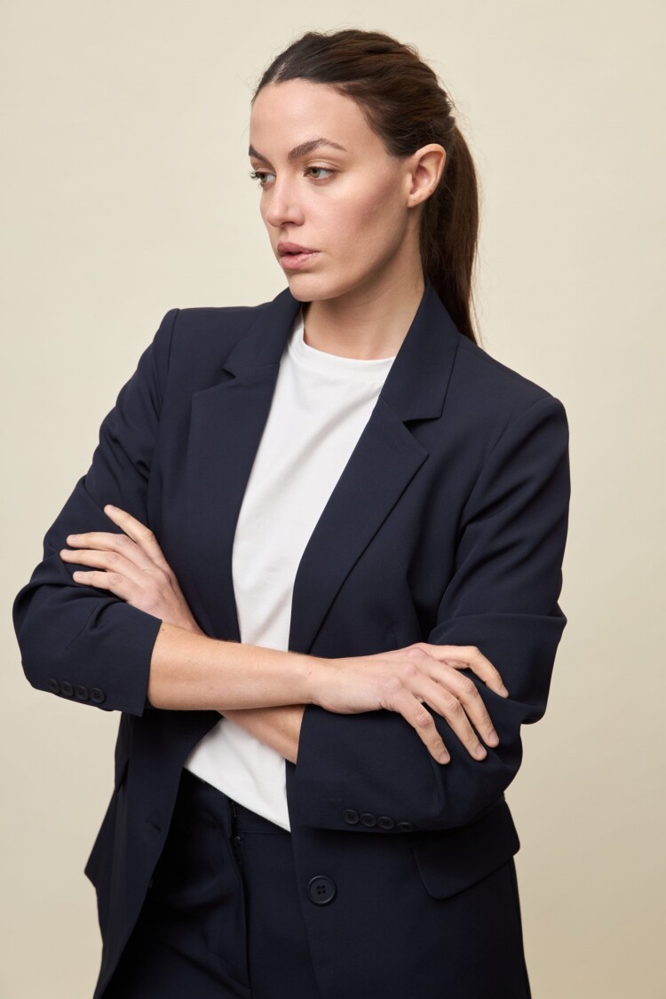 BLAZER SEGO Azul Marino