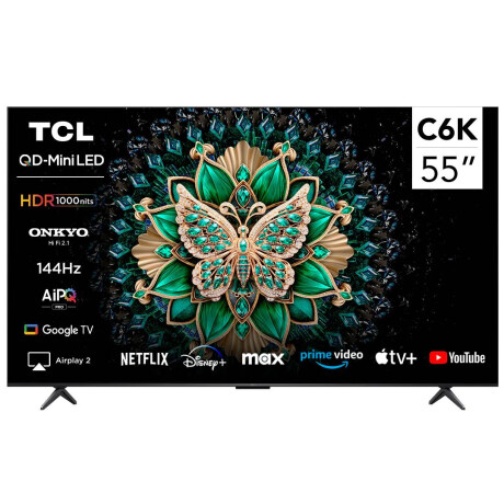 Smart TV TCL 55 QLED Mini Led 4K Google TV 55C6K