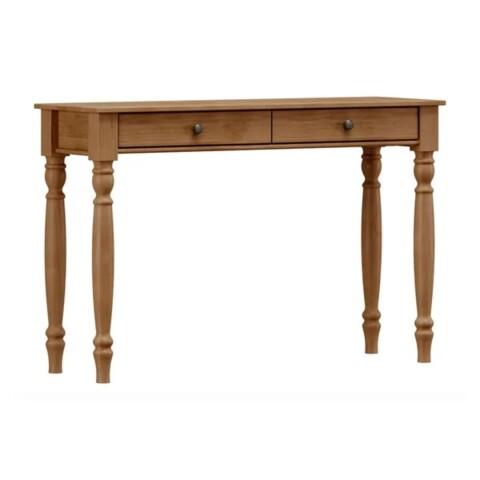 Consola 2 Cajones Finestra Freijo Madera Maciza Consola 2 Cajones Finestra Freijo Madera Maciza