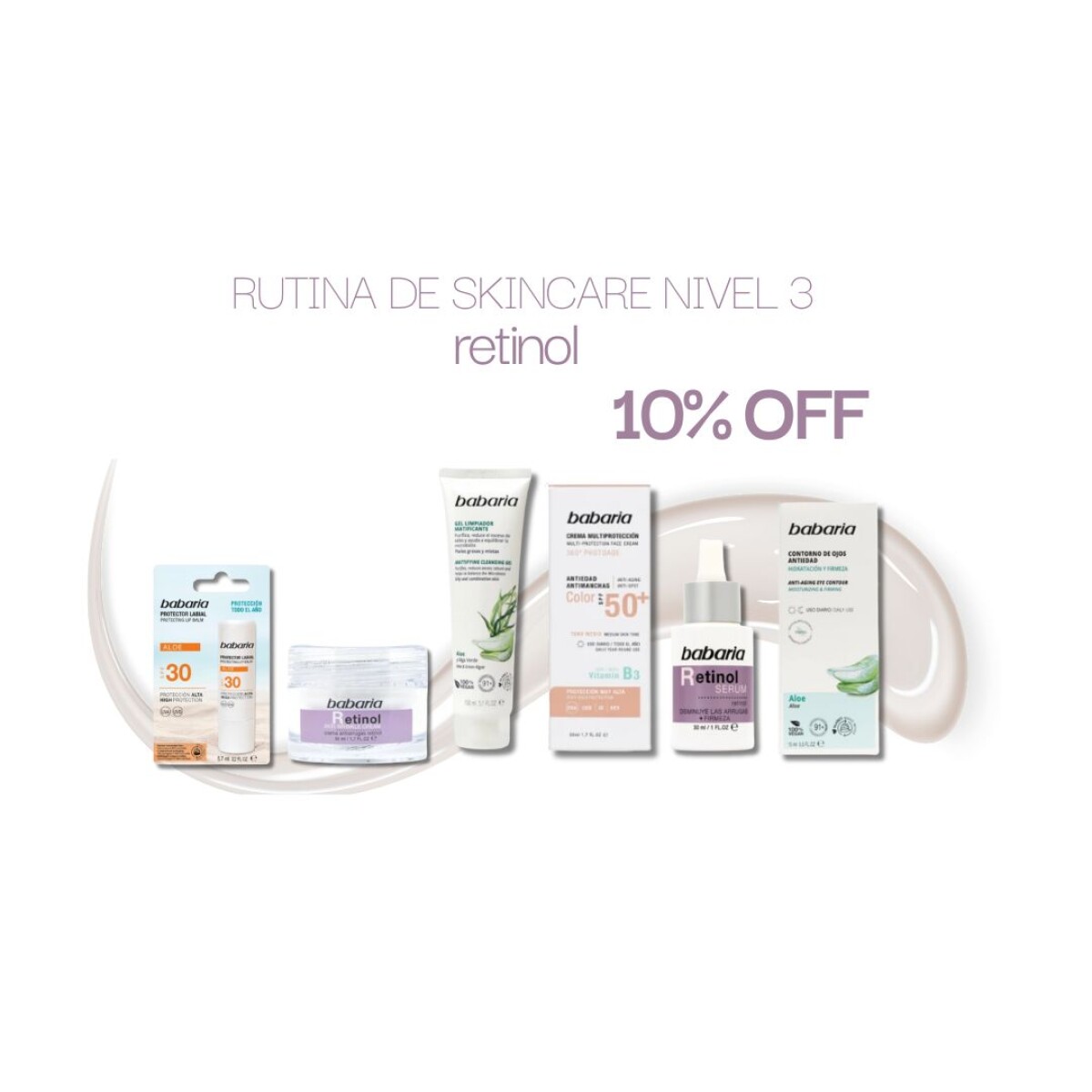 Rutina de skincare NIVEL 3 - Retinol 