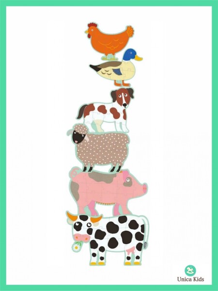 PUZZLE DJECO HONORE & FRIENDS UNICO