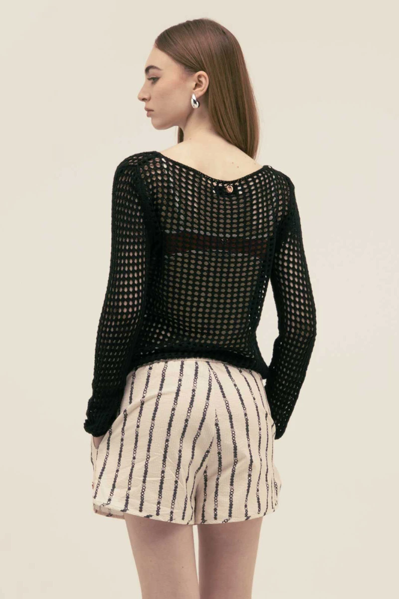 MICHU SHORTS Floral Stripe